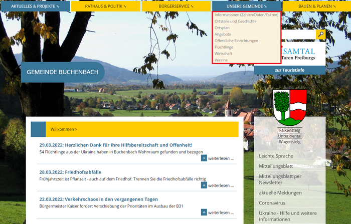 Unsere Gemeinde Buchenbach