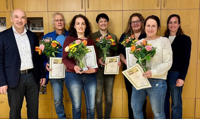 Die Preistrger 2025 des Umweltverein Unteribental am 3. April 2025