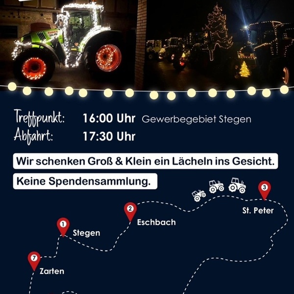 Plakat Weihnachtszauberfahrt 2023