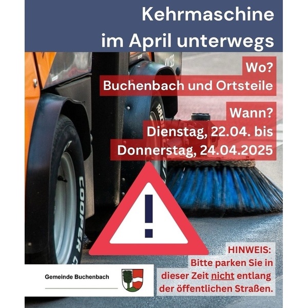 Info zur Straenreinigung durch Kehrmaschine